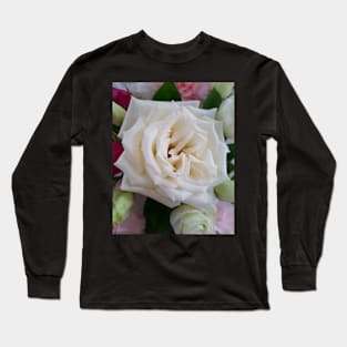 White Rose Long Sleeve T-Shirt